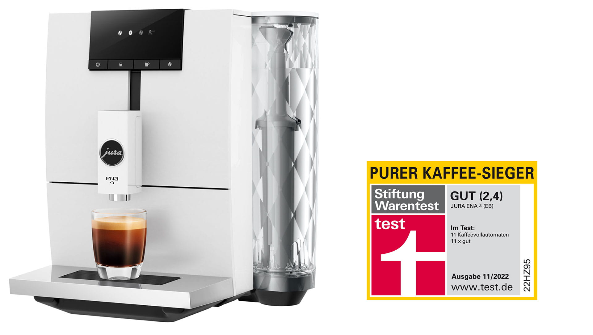 JURA ENA Full 4 White Deutschland Kaffeevollautomat Nordic - JURA