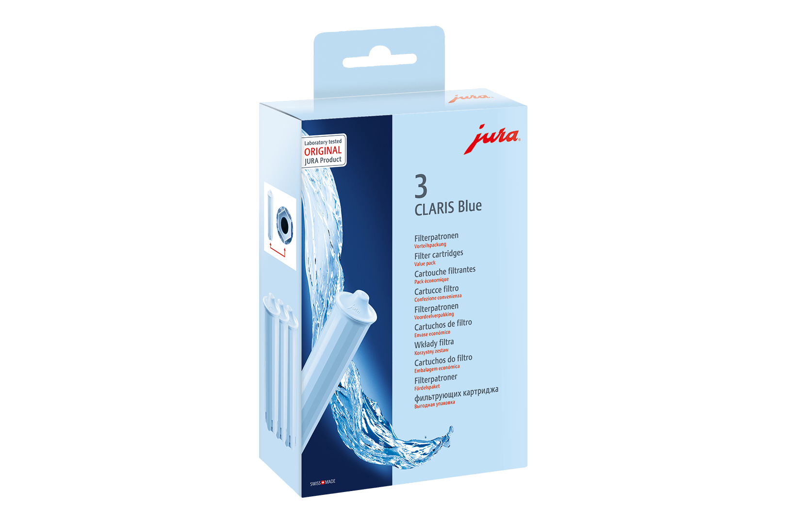 Nachfüll Refill Wasser Filter Patrone Kartusche kompatibel JURA CLARIS BLUE 